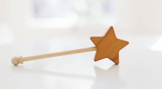 Wooden Star Wand